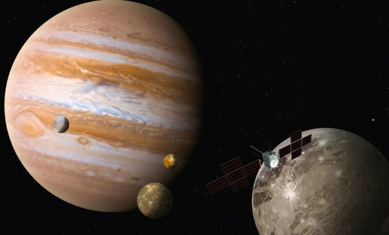 la misión JUICE en Júpiter