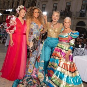 Dolce & Gabbana celebró 10 años de Alta Moda con festividades repletas de estrellas en Sicilia
