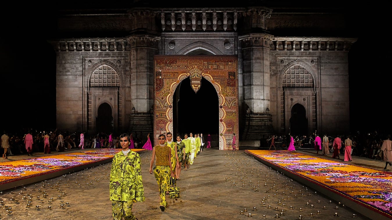 El histórico desfile de Dior en Bombay
